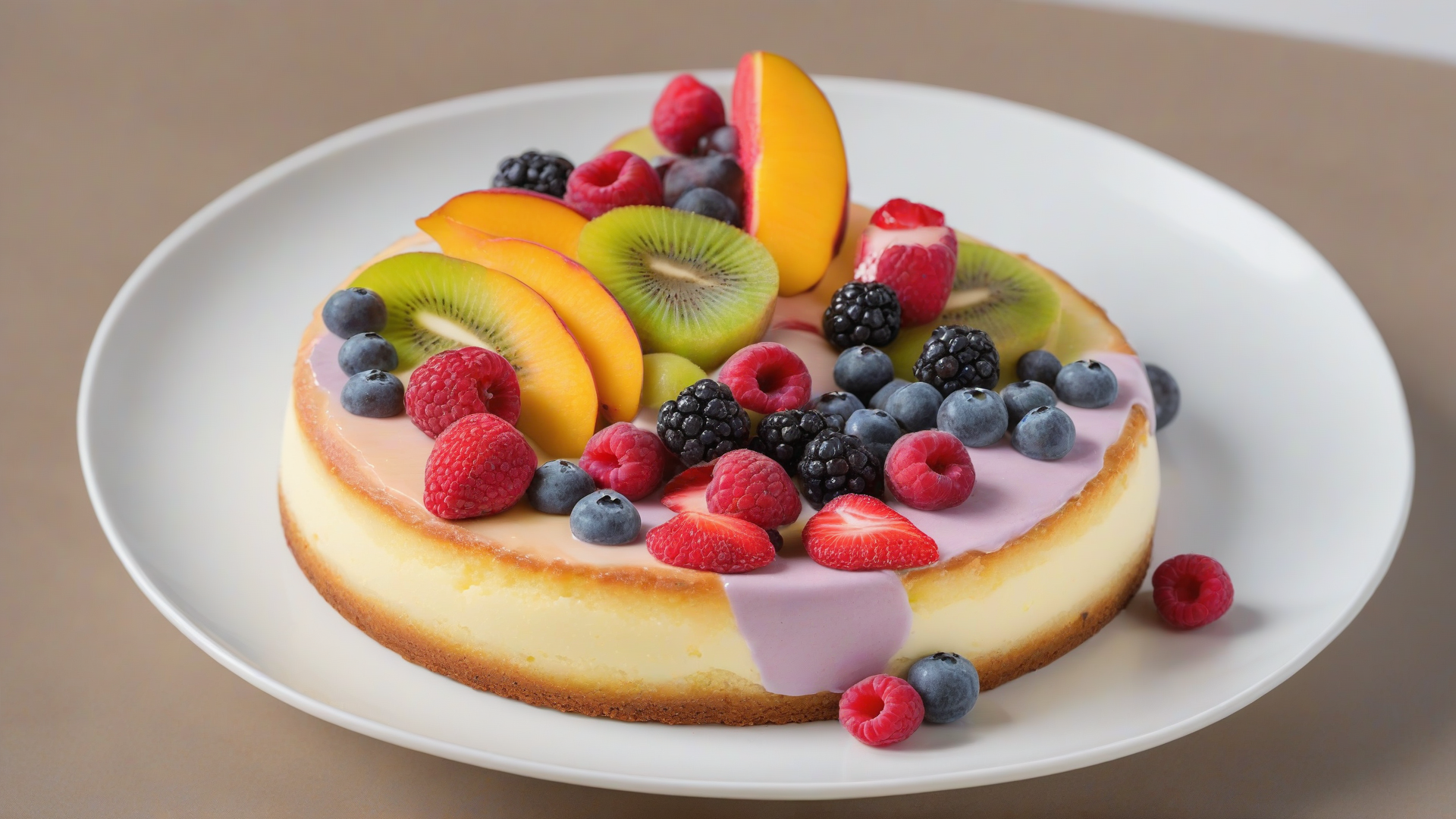 Torta yogurt frutta